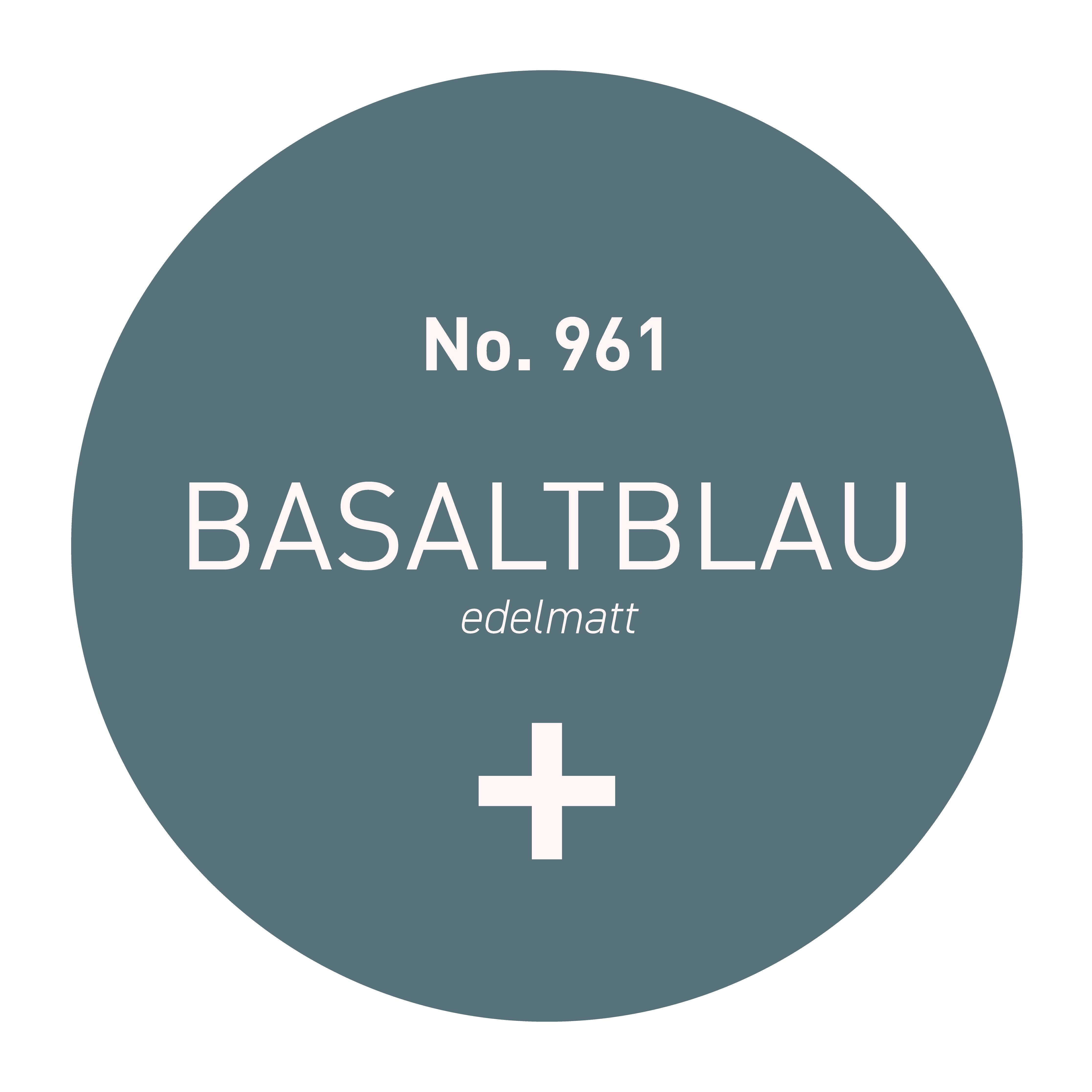 Wandfarbe edelmatt (5L) Blaugrau / Basaltblau 961 Nassabriebklasse 1 Strong+ Collection - Craft Colors